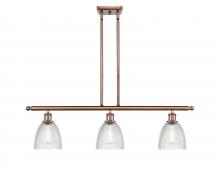Innovations Lighting 516-3I-AC-G382 - Castile - 3 Light - 36 inch - Antique Copper - Stem hung - Island Light