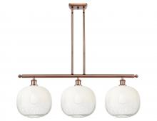 Innovations Lighting 516-3I-AC-G481-10OP - Brookhaven Sphere - 3 Light - 37 inch - Antique Copper - Stem Hung - Island Light