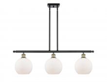 Innovations Lighting 516-3I-BAB-G121-8 - Athens - 3 Light - 36 inch - Black Antique Brass - Cord hung - Island Light