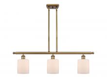 Innovations Lighting 516-3I-BB-G111 - Cobbleskill - 3 Light - 36 inch - Brushed Brass - Stem hung - Island Light