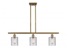Innovations Lighting 516-3I-BB-G112 - Cobbleskill - 3 Light - 36 inch - Brushed Brass - Stem hung - Island Light