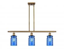 Innovations Lighting 516-3I-BB-G352-BL - Candor 3 Light Island Light