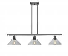Innovations Lighting 516-3I-BK-G132 - Orwell - 3 Light - 36 inch - Matte Black - Stem hung - Island Light