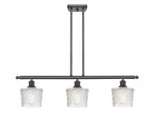 Innovations Lighting 516-3I-BK-G402 - Niagara - 3 Light - 36 inch - Matte Black - Cord hung - Island Light