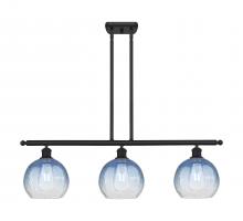 Innovations Lighting 516-3I-BK-G483-8SB - Brookhaven Globe - 3 Light - 36 inch - Matte Black - Stem Hung - Island Light