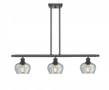 Innovations Lighting 516-3I-BK-G92 - Fenton - 3 Light - 36 inch - Matte Black - Stem hung - Island Light