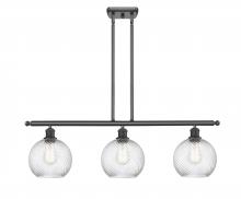 Innovations Lighting 516-3I-OB-G1214-8 - Twisted Swirl 3 Light Island Light part of the Ballston Collection