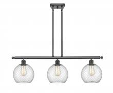 Innovations Lighting 516-3I-OB-G122-8CSN - Farmhouse Chicken Wire 3 Light Island Light