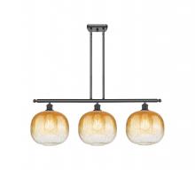 Innovations Lighting 516-3I-OB-G481-10AM - Brookhaven Sphere - 3 Light - 37 inch - Oil Rubbed Bronze - Stem Hung - Island Light