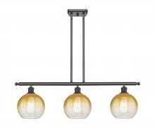 Innovations Lighting 516-3I-OB-G483-8AM - Brookhaven Globe - 3 Light - 36 inch - Oil Rubbed Bronze - Stem Hung - Island Light