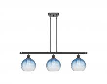 Innovations Lighting 516-3I-OB-G483-8SB - Brookhaven Globe - 3 Light - 36 inch - Oil Rubbed Bronze - Stem Hung - Island Light