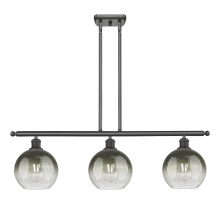 Innovations Lighting 516-3I-OB-G483-8SL - Brookhaven Globe - 3 Light - 36 inch - Oil Rubbed Bronze - Stem Hung - Island Light