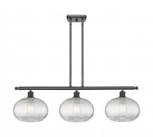 Innovations Lighting 516-3I-OB-G555-10CL - Ithaca - 3 Light - 37 inch - Oil Rubbed Bronze - Stem hung - Island Light
