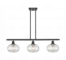 Innovations Lighting 516-3I-OB-G555-8CL - Ithaca - 3 Light - 36 inch - Oil Rubbed Bronze - Stem hung - Island Light