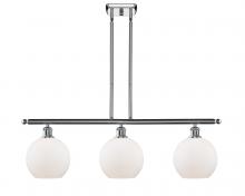 Innovations Lighting 516-3I-PC-G121 - Athens - 3 Light - 36 inch - Polished Chrome - Stem hung - Island Light