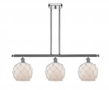 Innovations Lighting 516-3I-PC-G121-8RW - Farmhouse Rope - 3 Light - 36 inch - Polished Chrome - Cord hung - Island Light