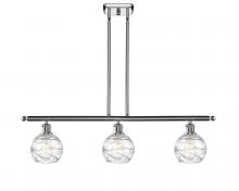 Innovations Lighting 516-3I-PC-G1213-6 - Athens Deco Swirl - 3 Light - 36 inch - Polished Chrome - Stem hung - Island Light