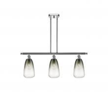 Innovations Lighting 516-3I-PC-G480-6SL - Brookhaven Almond - 3 Light - 36 inch - Polished Chrome - Stem Hung - Island Light
