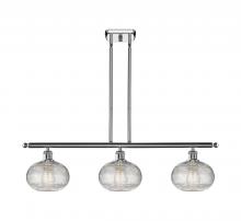 Innovations Lighting 516-3I-PC-G555-8CL - Ithaca - 3 Light - 36 inch - Polished Chrome - Stem hung - Island Light