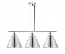 Innovations Lighting 516-3I-PC-MBC-12-PC - Berkshire - 3 Light - 39 inch - Polished Chrome - Stem hung - Island Light