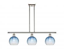 Innovations Lighting 516-3I-PN-G483-8SB - Brookhaven Globe - 3 Light - 36 inch - Polished Nickel - Stem Hung - Island Light