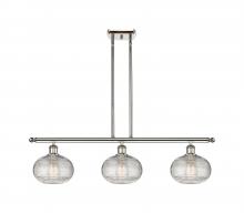 Innovations Lighting 516-3I-PN-G555-8CL - Ithaca - 3 Light - 36 inch - Polished Nickel - Stem hung - Island Light