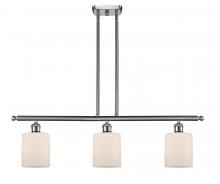 Innovations Lighting 516-3I-SN-G111 - Cobbleskill - 3 Light - 36 inch - Brushed Satin Nickel - Stem hung - Island Light