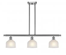 Innovations Lighting 516-3I-SN-G411 - Dayton - 3 Light - 36 inch - Brushed Satin Nickel - Cord hung - Island Light