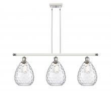 Innovations Lighting 516-3I-WPC-G372 - Waverly - 3 Light - 36 inch - White Polished Chrome - Stem hung - Island Light