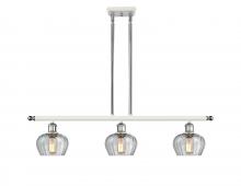 Innovations Lighting 516-3I-WPC-G92 - Fenton - 3 Light - 36 inch - White Polished Chrome - Stem hung - Island Light