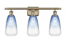 Innovations Lighting 516-3W-AB-G480-6SB - Brookhaven Almond - 3 Light - 26 inch - Antique Brass - Bath Vanity Light