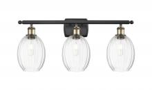 Innovations Lighting 516-3W-BAB-G459-6CL - Preston Bulb - 3 Light - 26 inch - Black Antique Brass - Bath Vanity Light