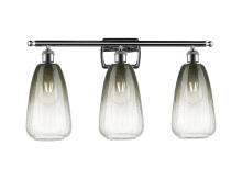 Innovations Lighting 516-3W-PC-G480-6SL - Brookhaven Almond - 3 Light - 26 inch - Polished Chrome - Bath Vanity Light