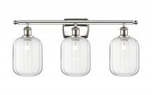 Innovations Lighting 516-3W-PN-G460-7CL - Preston Cylinder - 3 Light - 27 inch - Polished Nickel - Bath Vanity Light