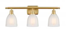 Innovations Lighting 516-3W-SG-G441 - Brookfield - 3 Light - 26 inch - Satin Gold - Bath Vanity Light