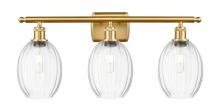 Innovations Lighting 516-3W-SG-G459-6CL - Preston Bulb - 3 Light - 26 inch - Satin Gold - Bath Vanity Light