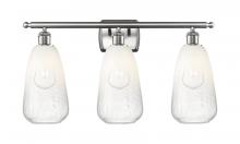 Innovations Lighting 516-3W-SN-G480-6OP - Brookhaven Almond - 3 Light - 26 inch - Brushed Satin Nickel - Bath Vanity Light