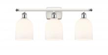 Innovations Lighting 516-3W-WPC-G558-6GWH - Bella - 3 Light - 26 inch - White Polished Chrome - Bath Vanity Light