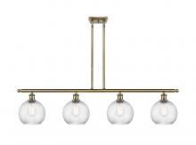 Innovations Lighting 516-4I-AB-G1214-8 - Twisted Swirl 4 Light Island Light part of the Ballston Collection