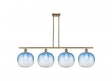 Innovations Lighting 516-4I-AB-G481-10SB - Brookhaven Sphere - 4 Light - 49 inch - Antique Brass - Stem Hung - Island Light