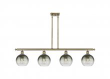 Innovations Lighting 516-4I-AB-G483-8SL - Brookhaven Globe - 4 Light - 48 inch - Antique Brass - Stem Hung - Island Light