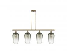 Innovations Lighting 516-4I-AB-G484-7SL - Brookhaven Flute - 4 Light - 48 inch - Antique Brass - Stem Hung - Island Light