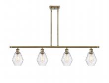 Innovations Lighting 516-4I-AB-G654-6 - Cindyrella - 4 Light - 48 inch - Antique Brass - Stem hung - Island Light