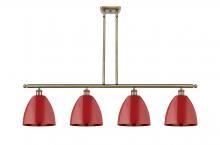 Innovations Lighting 516-4I-AB-MBD-9-RD - Plymouth - 4 Light - 48 inch - Antique Brass - Cord hung - Island Light