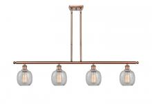 Innovations Lighting 516-4I-AC-G105-LED - Belfast - 4 Light - 48 inch - Antique Copper - Stem hung - Island Light