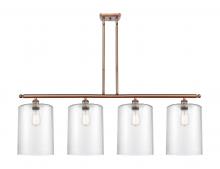 Innovations Lighting 516-4I-AC-G112-L - Cobbleskill - 4 Light - 48 inch - Antique Copper - Cord hung - Island Light