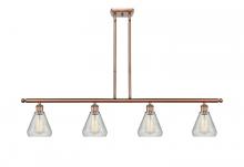 Innovations Lighting 516-4I-AC-G275 - Conesus - 4 Light - 48 inch - Antique Copper - Stem hung - Island Light