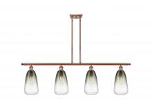 Innovations Lighting 516-4I-AC-G480-6SL - Brookhaven Almond - 4 Light - 48 inch - Antique Copper - Stem Hung - Island Light