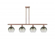 Innovations Lighting 516-4I-AC-G483-8SL - Brookhaven Globe - 4 Light - 48 inch - Antique Copper - Stem Hung - Island Light