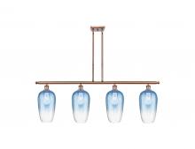 Innovations Lighting 516-4I-AC-G484-7SB - Brookhaven Flute - 4 Light - 48 inch - Antique Copper - Stem Hung - Island Light